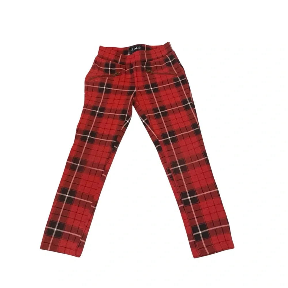 The Children’s Place Red and Black Plaid Garment - 4